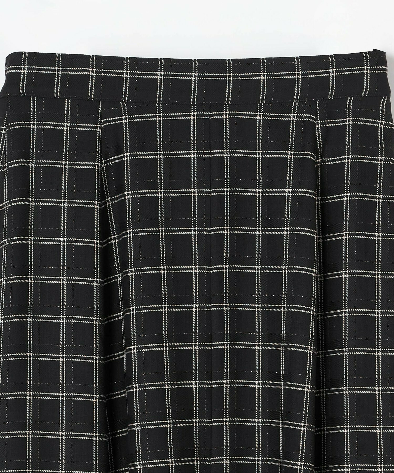 【COUTURIER】ウールシアーチェックフレアスカート 詳細画像 ブラック 14