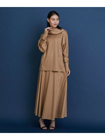 【COUTURIER】ピュアキャメルフレアスカート 詳細画像 キャメル 11