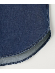 【L'EQUIPE】［eclat 2025年11月号掲載商品］5.9ozデニムシャツ 詳細画像 ブルー 19