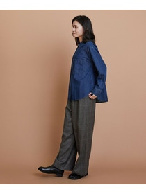 【L'EQUIPE】［eclat 2025年11月号掲載商品］5.9ozデニムシャツ 詳細画像 ブルー 2