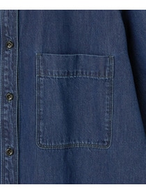 【L'EQUIPE】［eclat 2025年11月号掲載商品］5.9ozデニムシャツ 詳細画像 ブルー 20