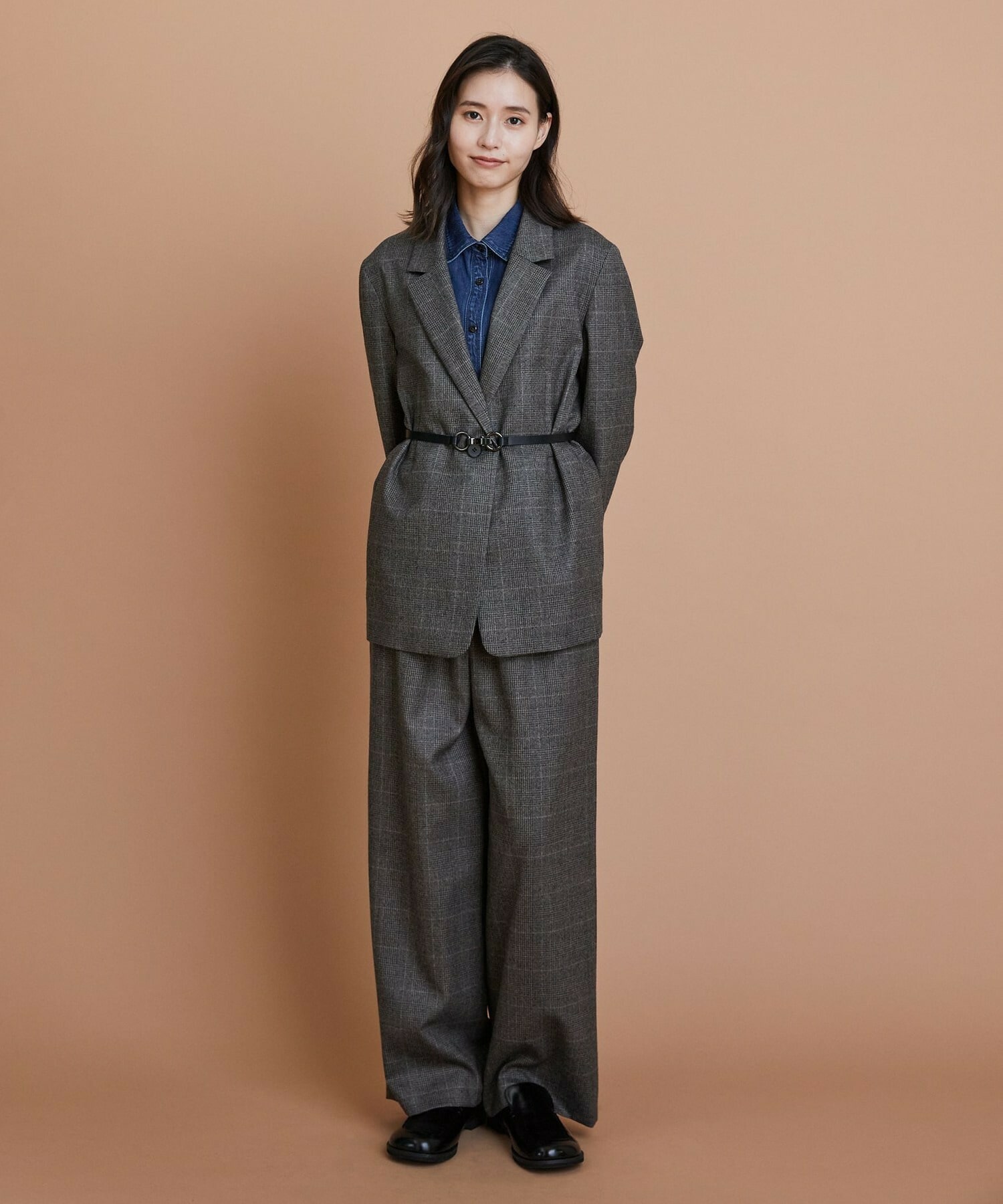 【L'EQUIPE】［eclat 2025年11月号掲載商品］5.9ozデニムシャツ 詳細画像 ブルー 6