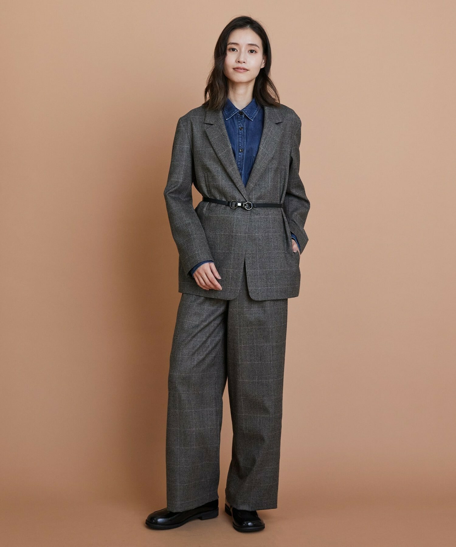 【L'EQUIPE】［eclat 2025年11月号掲載商品］5.9ozデニムシャツ 詳細画像 ブルー 7