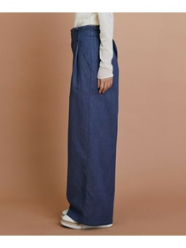 【L'EQUIPE】リヨセルデニムワイドパンツ 詳細画像 ブルー 13