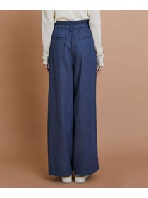 【L'EQUIPE】リヨセルデニムワイドパンツ 詳細画像 ブルー 14