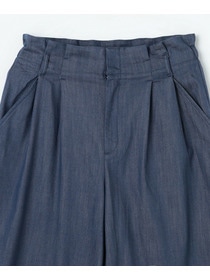 【L'EQUIPE】リヨセルデニムワイドパンツ 詳細画像 ブルー 17