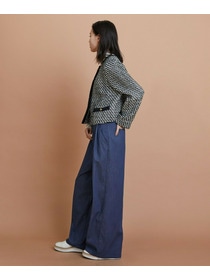 【L'EQUIPE】リヨセルデニムワイドパンツ 詳細画像 ブルー 5