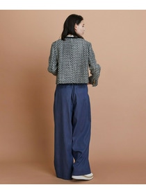 【L'EQUIPE】リヨセルデニムワイドパンツ 詳細画像 ブルー 6