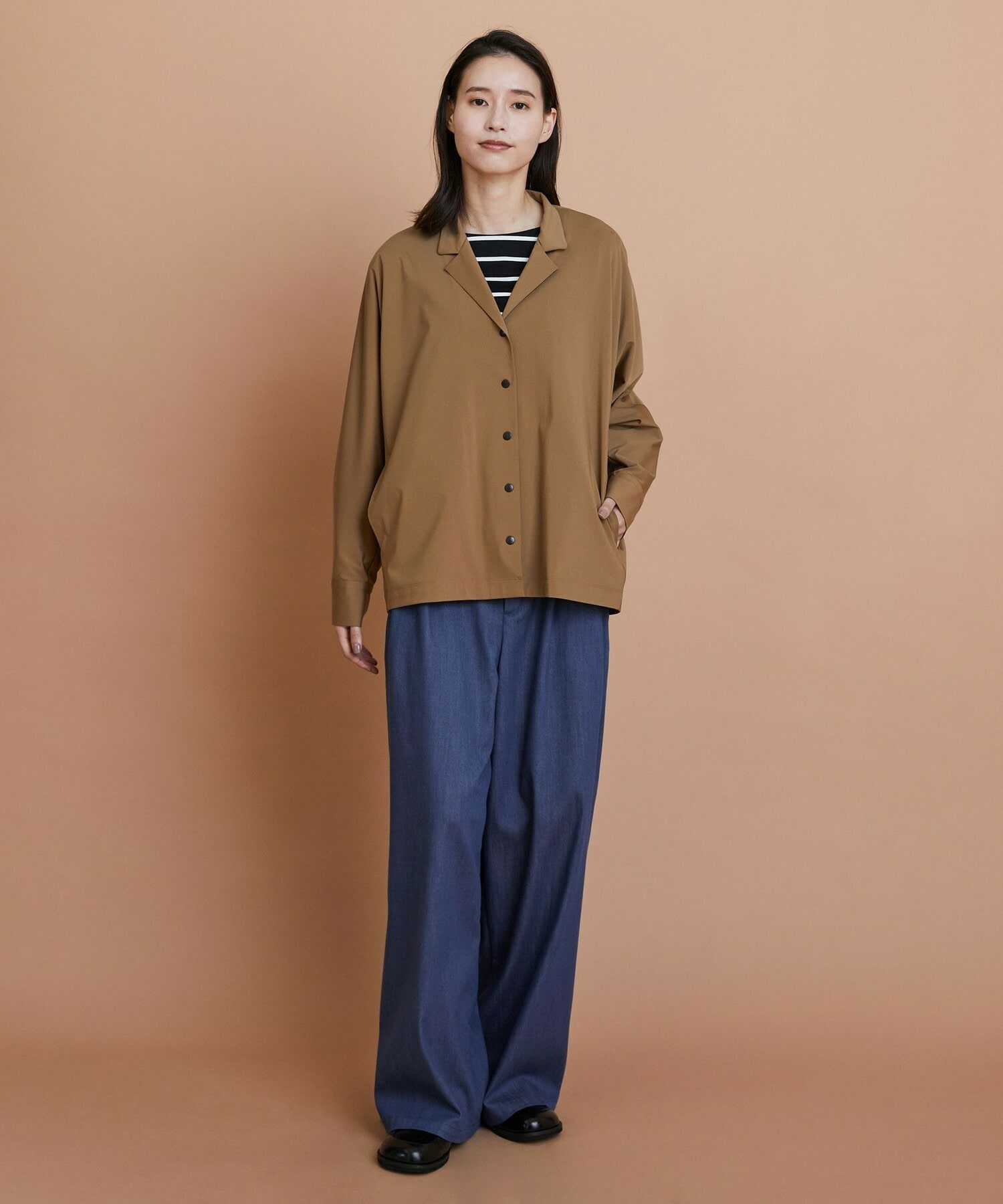 【L'EQUIPE】リヨセルデニムワイドパンツ 詳細画像 ブルー 11