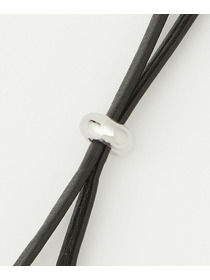 【L'EQUIPE】［eclat 2025年11月号掲載商品］チェーンMIXレザーネックレス 詳細画像 シルバー 10