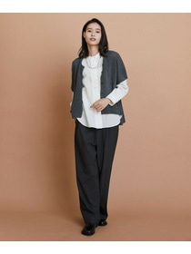 【L'EQUIPE】［eclat 2025年11月号掲載商品］チェーンMIXレザーネックレス 詳細画像 シルバー 4