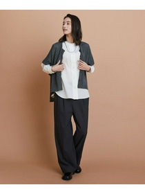 【L'EQUIPE】［eclat 2025年11月号掲載商品］チェーンMIXレザーネックレス 詳細画像 シルバー 6