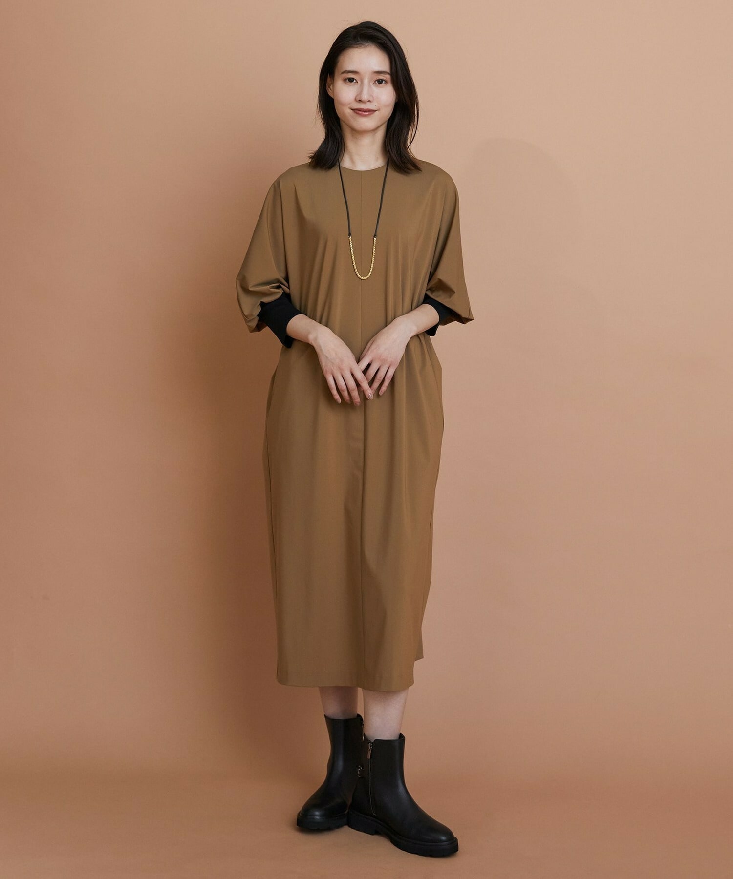 【L'EQUIPE】［eclat 2025年11月号掲載商品］チェーンMIXレザーネックレス 詳細画像 シルバー 1