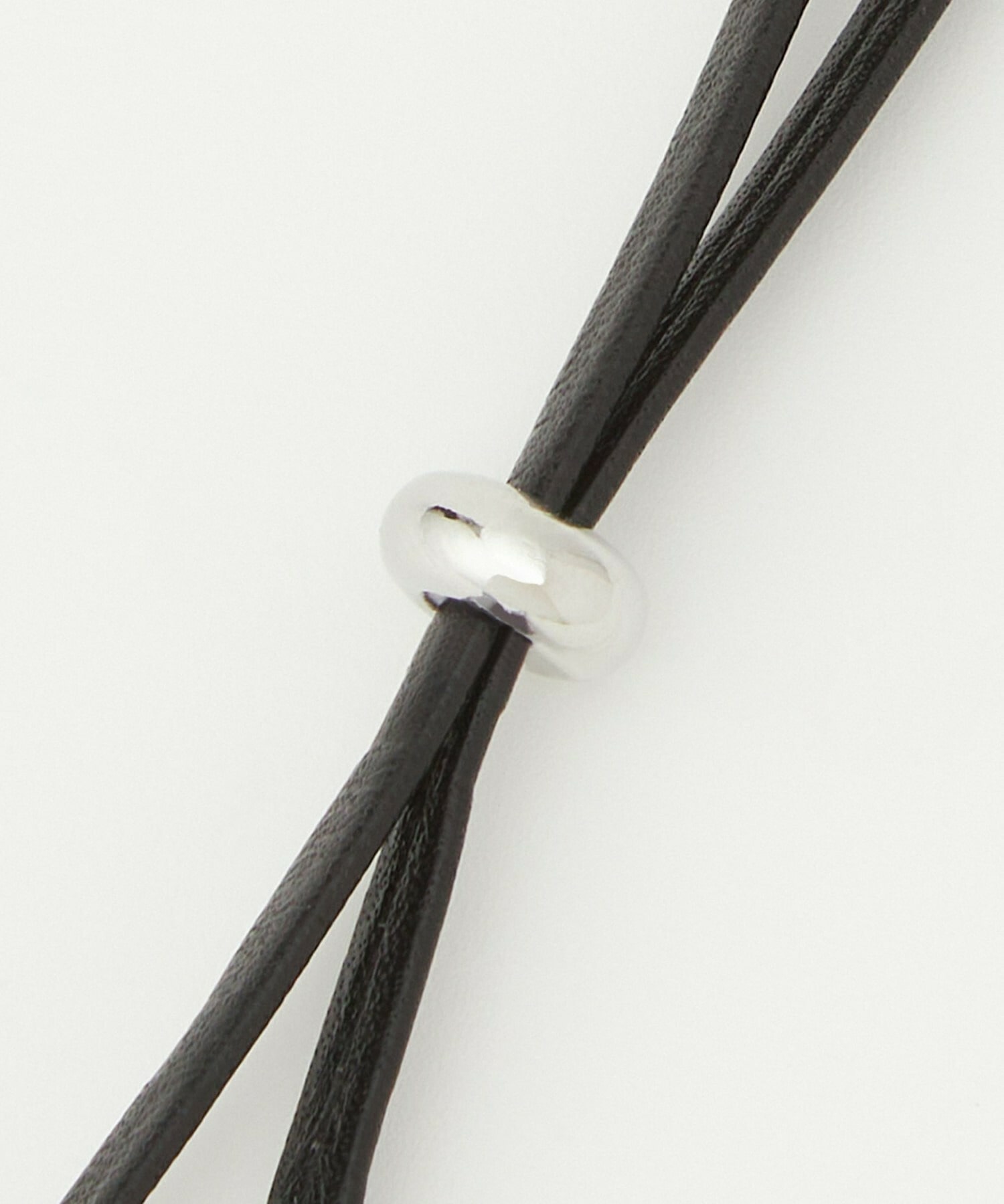 【L'EQUIPE】［eclat 2025年11月号掲載商品］チェーンMIXレザーネックレス 詳細画像 シルバー 10