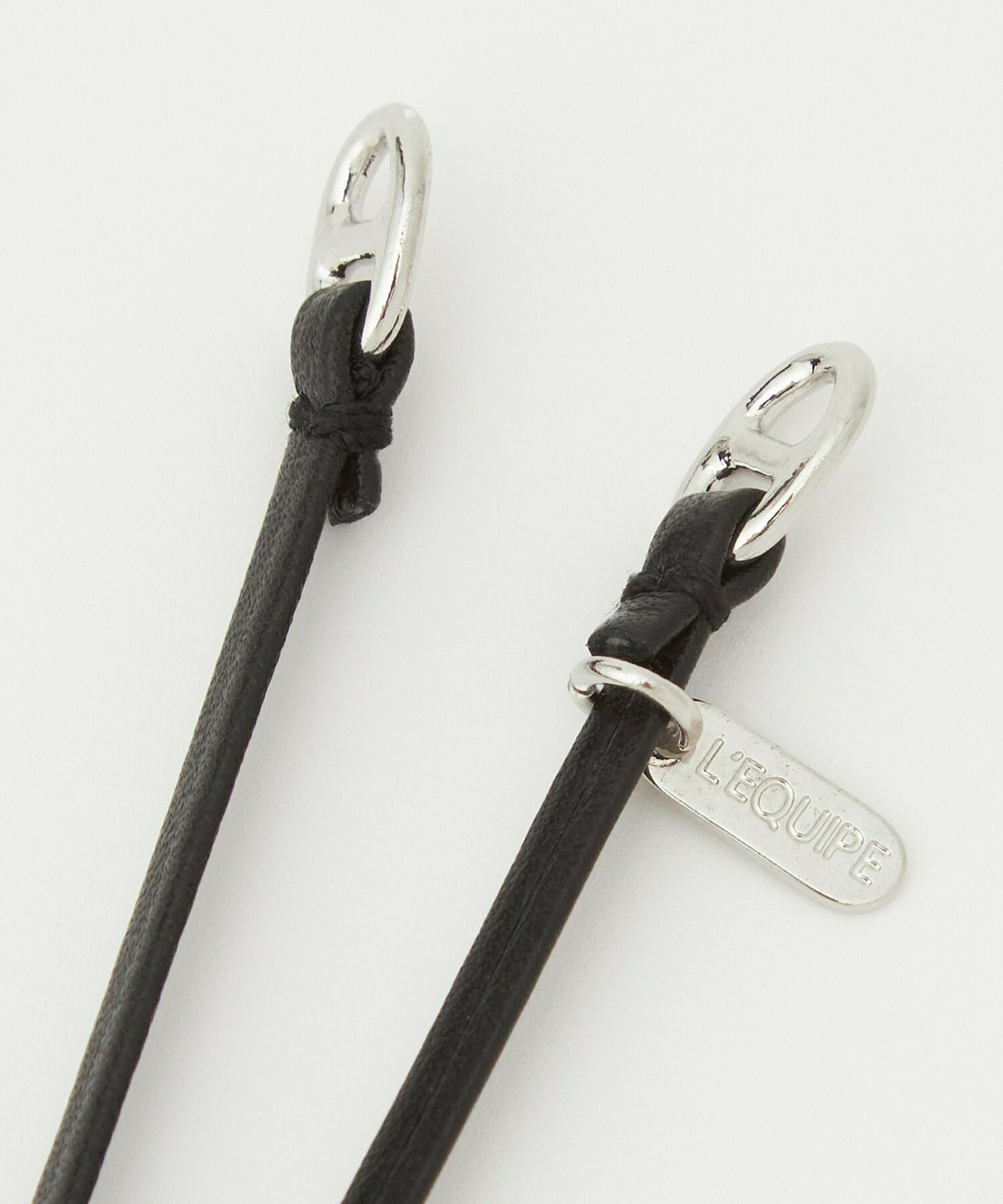 【L'EQUIPE】［eclat 2025年11月号掲載商品］チェーンMIXレザーネックレス 詳細画像 シルバー 11