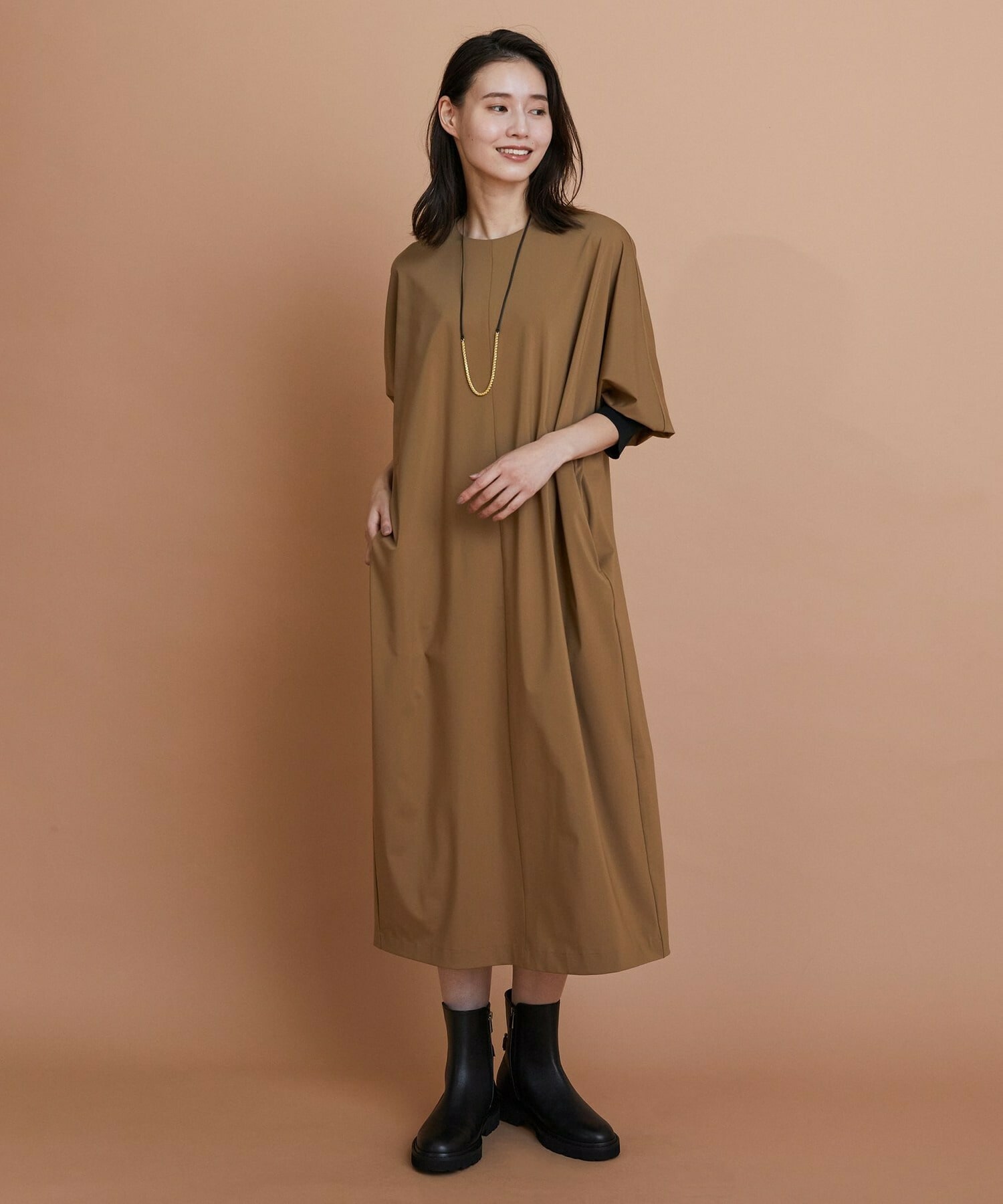 【L'EQUIPE】［eclat 2025年11月号掲載商品］チェーンMIXレザーネックレス 詳細画像 シルバー 3