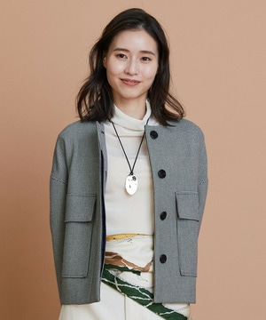 【L'EQUIPE】オーバルプレートネックレス 詳細画像 シルバー 1