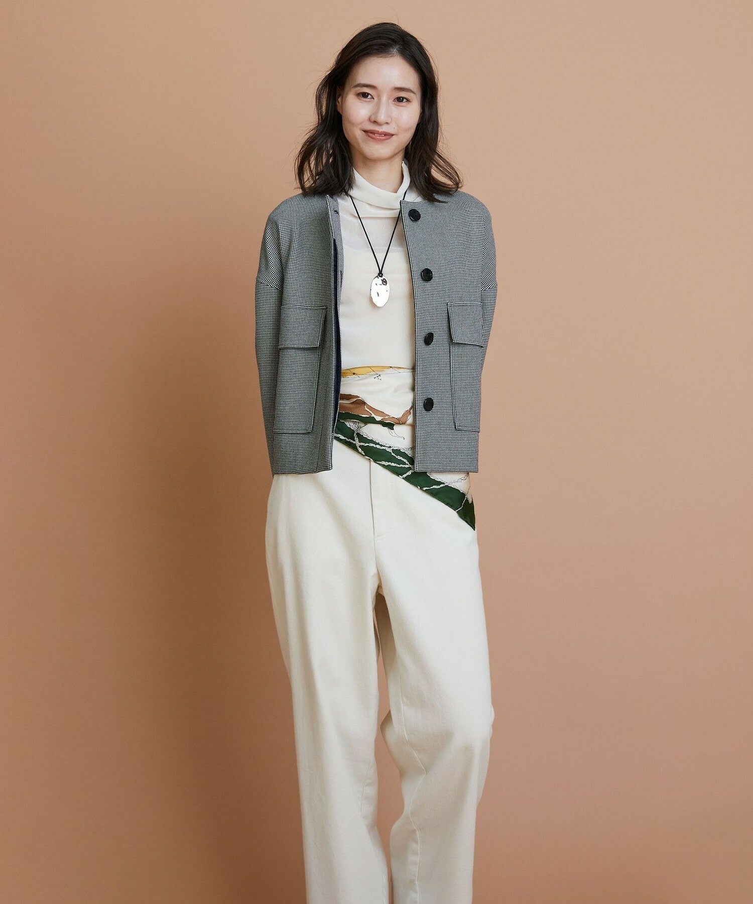 【L'EQUIPE】オーバルプレートネックレス 詳細画像 シルバー 1