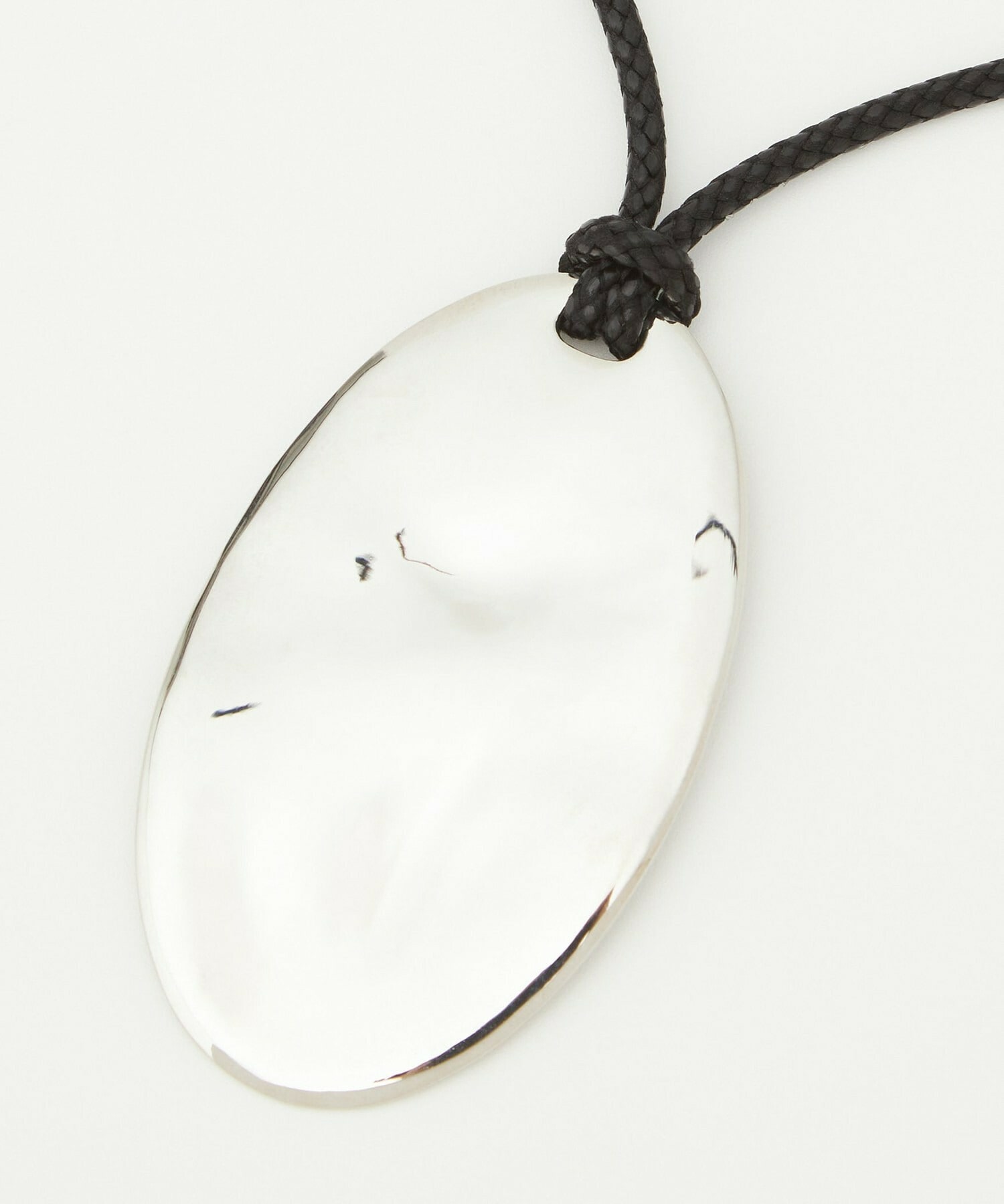 【L'EQUIPE】オーバルプレートネックレス 詳細画像 シルバー 10