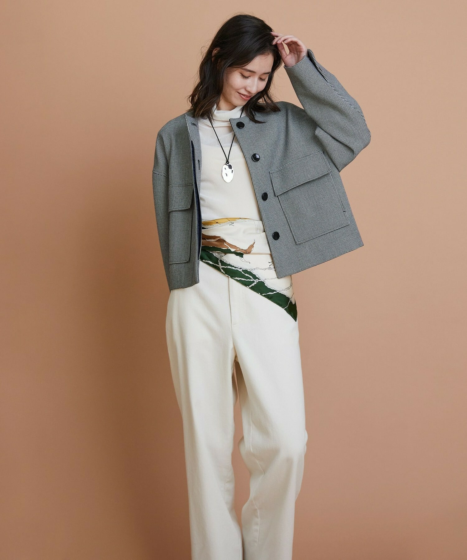 【L'EQUIPE】オーバルプレートネックレス 詳細画像 シルバー 2