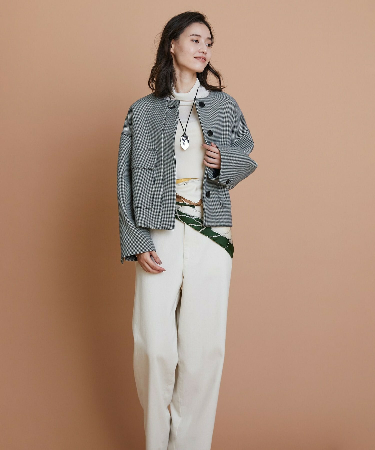 【L'EQUIPE】オーバルプレートネックレス 詳細画像 シルバー 3