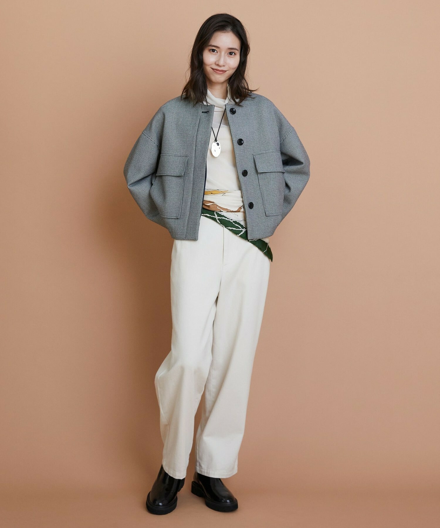 【L'EQUIPE】オーバルプレートネックレス 詳細画像 シルバー 4