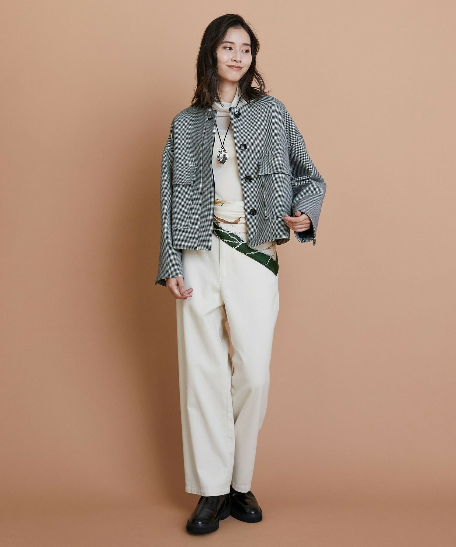 【L'EQUIPE】オーバルプレートネックレス 詳細画像 シルバー 5