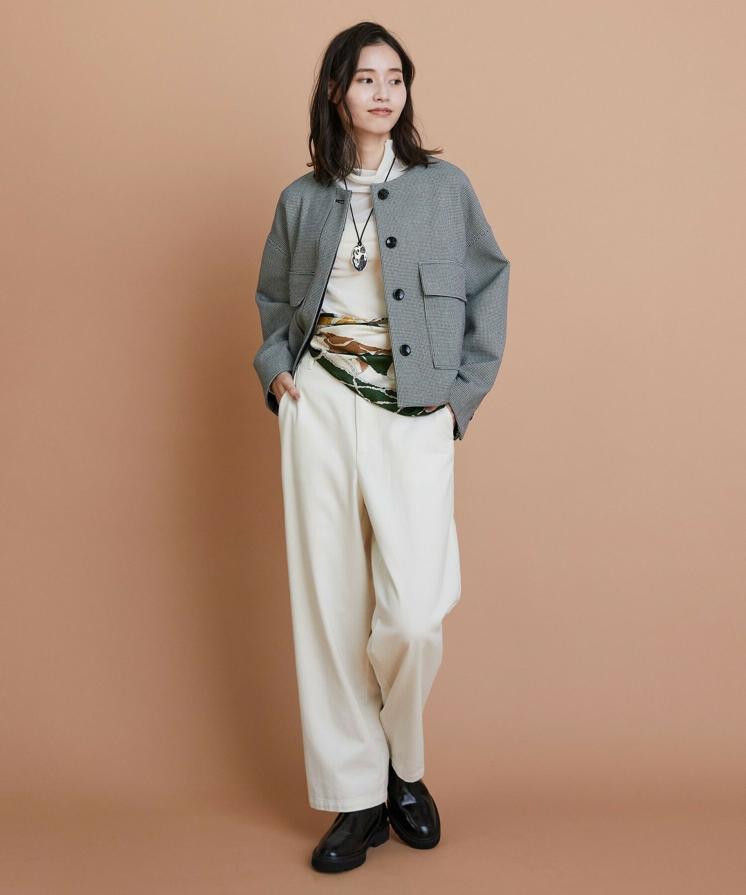 【L'EQUIPE】オーバルプレートネックレス 詳細画像 シルバー 6