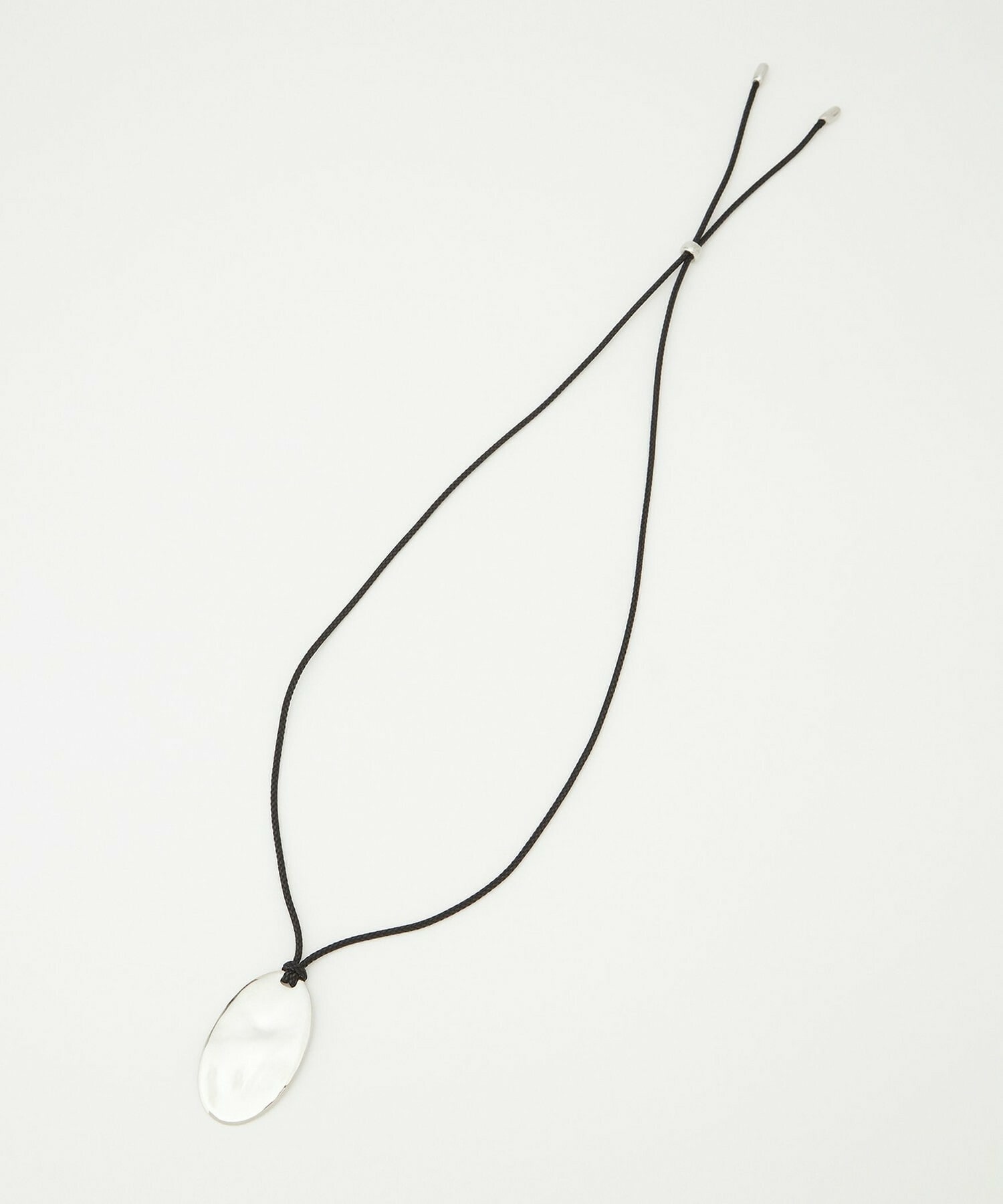 【L'EQUIPE】オーバルプレートネックレス 詳細画像 シルバー 8