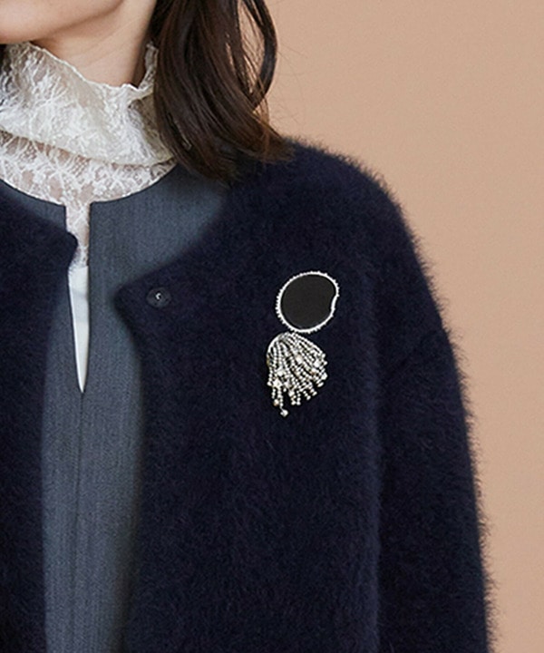 エポカラーブローチ 詳細画像 ブラック 1