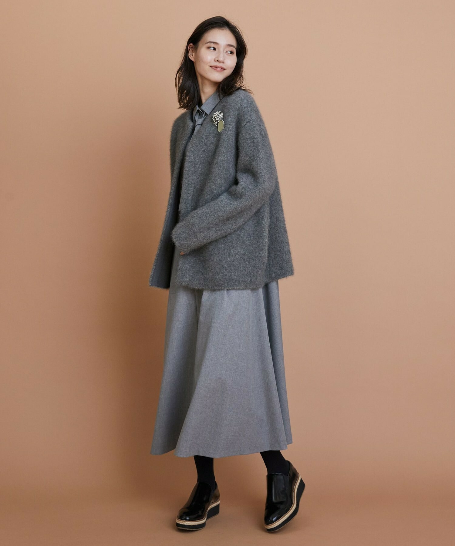 【L'EQUIPE】エポカラーブローチ 詳細画像 ブラック 3