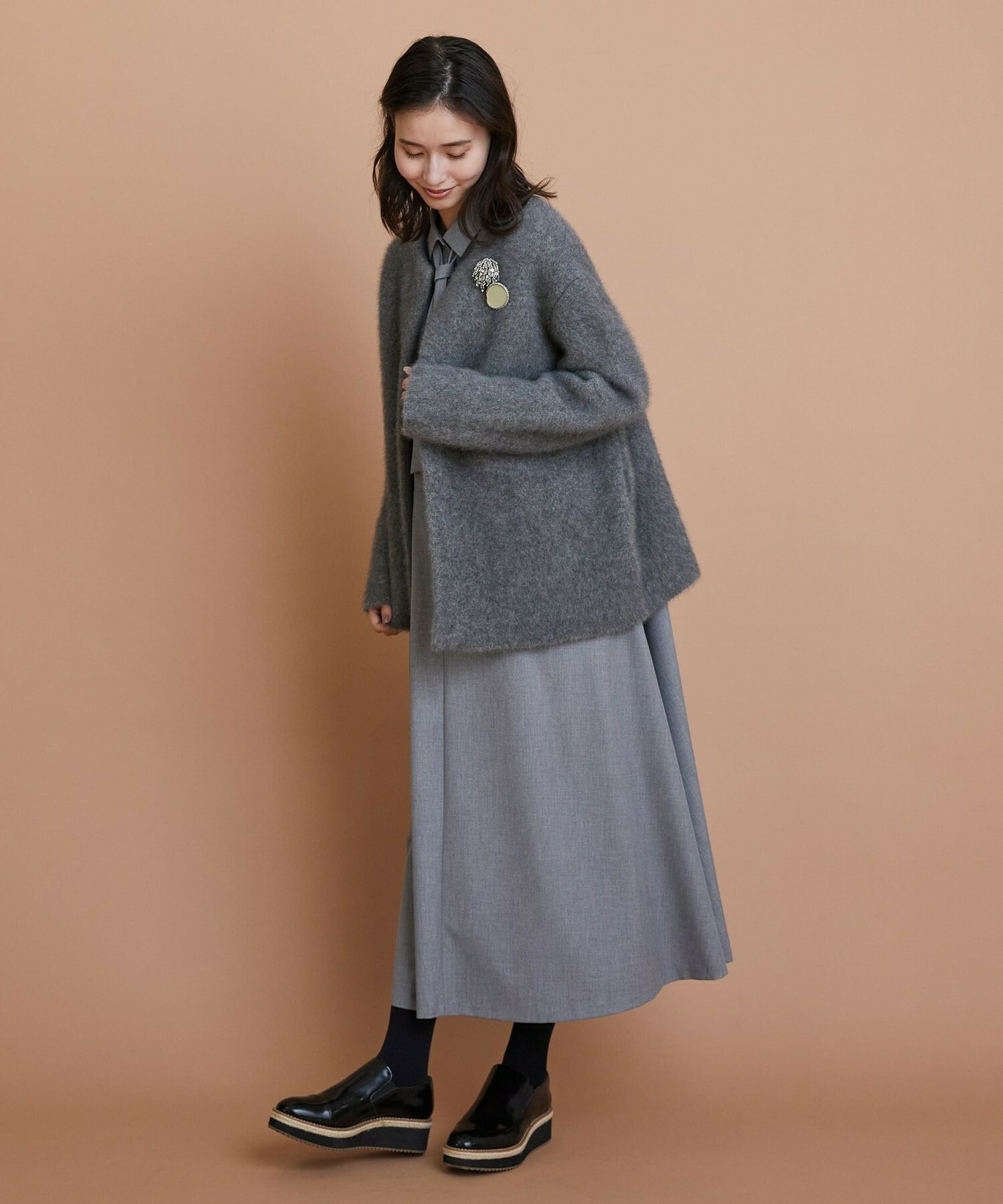 【L'EQUIPE】エポカラーブローチ 詳細画像 ブラック 4