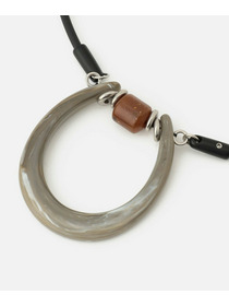 【L'EQUIPE】Mabel   アクリルオーバルペンダント 詳細画像 ベージュ系その他 4