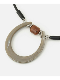 【L'EQUIPE】Mabel   アクリルオーバルペンダント 詳細画像 ベージュ系その他 5