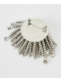 【L'EQUIPE】ビジューシャワーブローチ 詳細画像 シルバー 11