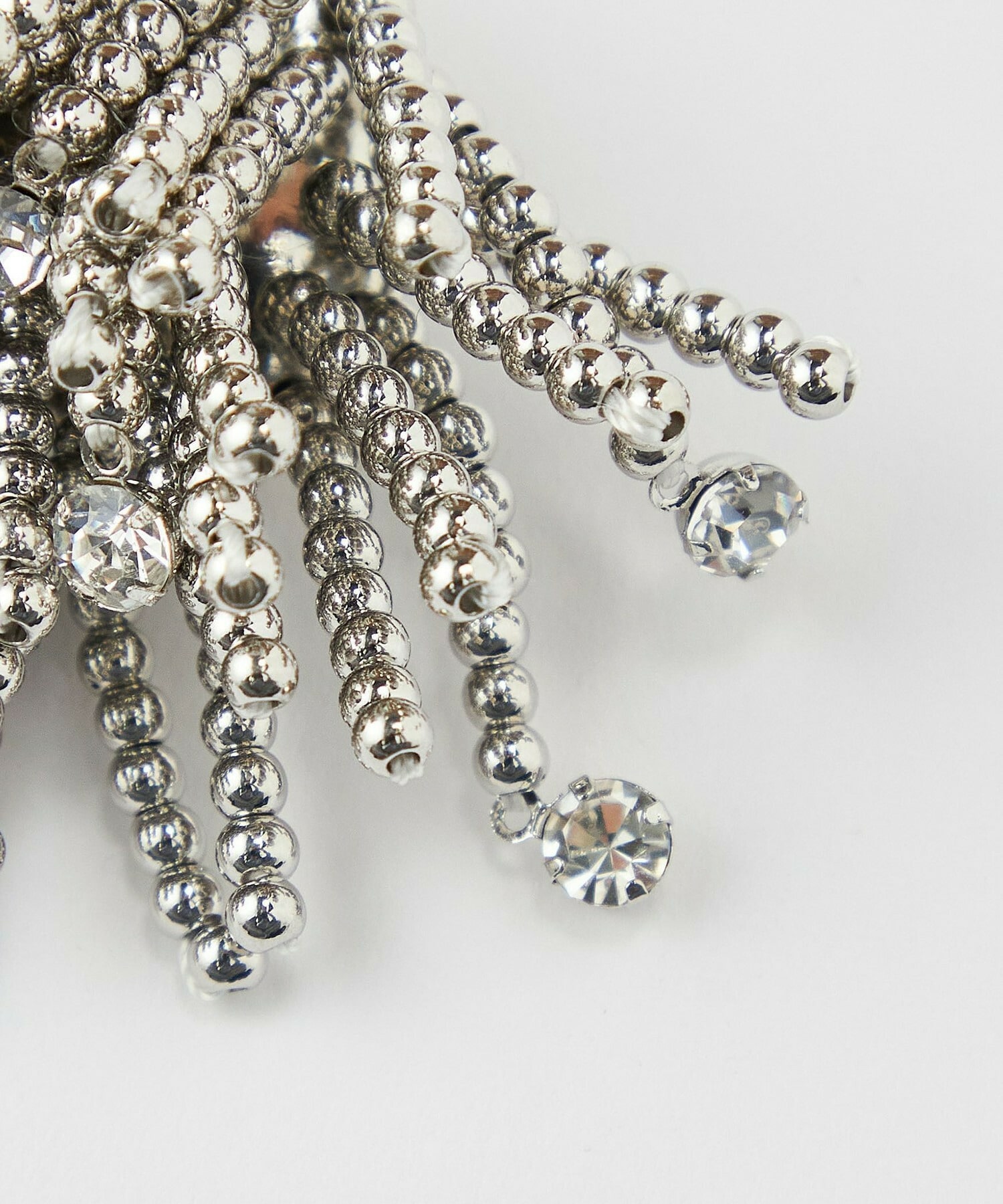 【L'EQUIPE】ビジューシャワーブローチ 詳細画像 シルバー 10