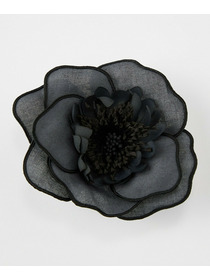 【L'EQUIPE】ラインフラワーコサージュ L 詳細画像 ブルー系その他 5