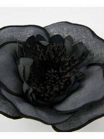 【L'EQUIPE】ラインフラワーコサージュ L 詳細画像 ブルー系その他 6