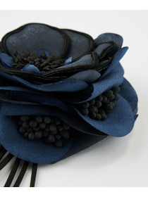 【L'EQUIPE】ラインフラワーコサージュ S 詳細画像 ブルー系その他 9