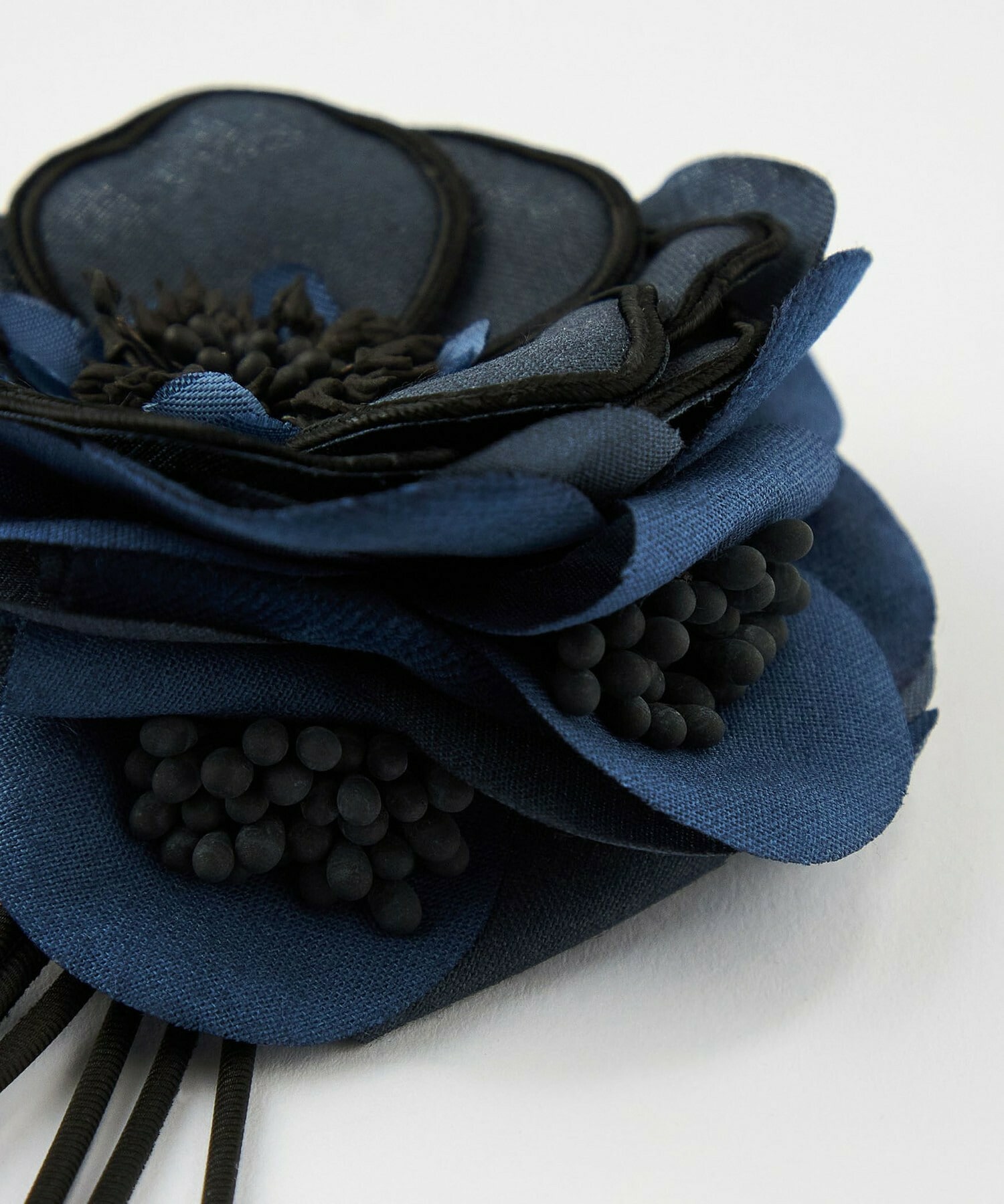 【L'EQUIPE】ラインフラワーコサージュ S 詳細画像 ブルー系その他 9