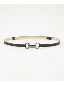 【L'EQUIPE】［eclat 2025年11月号掲載商品］メタルアクセントベルト 詳細画像 ブラック 11