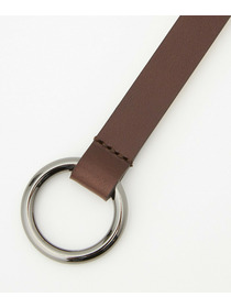 【L'EQUIPE】［eclat 2025年11月号掲載商品］メタルアクセントベルト 詳細画像 ブラック 17