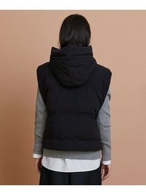 【L'EQUIPE】パディングフードベスト 詳細画像 ブラック 8