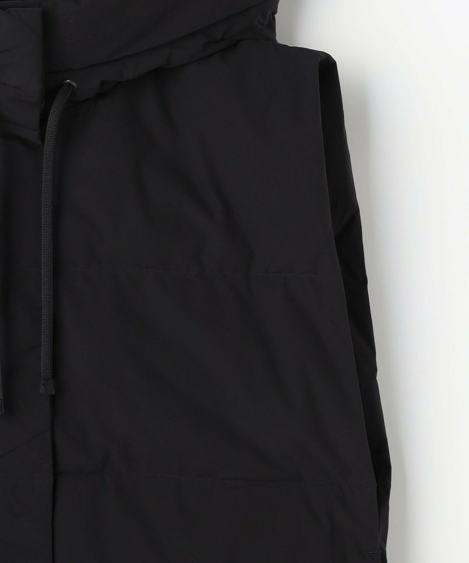 【L'EQUIPE】パディングフードベスト 詳細画像 ブラック 13