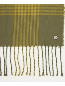 【L'EQUIPE】ラメ入りチェックストール 詳細画像 グレー 1