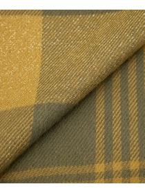 【L'EQUIPE】ラメ入りチェックストール 詳細画像 グレー 2