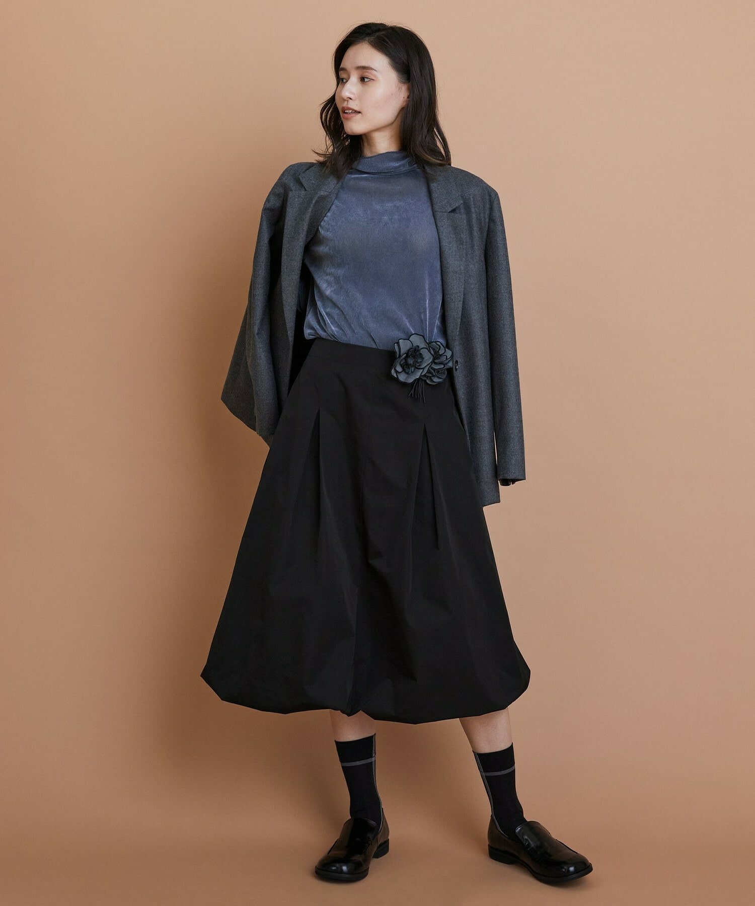 【L'EQUIPE】コバ出しローファー 詳細画像 ブラック系その他 20