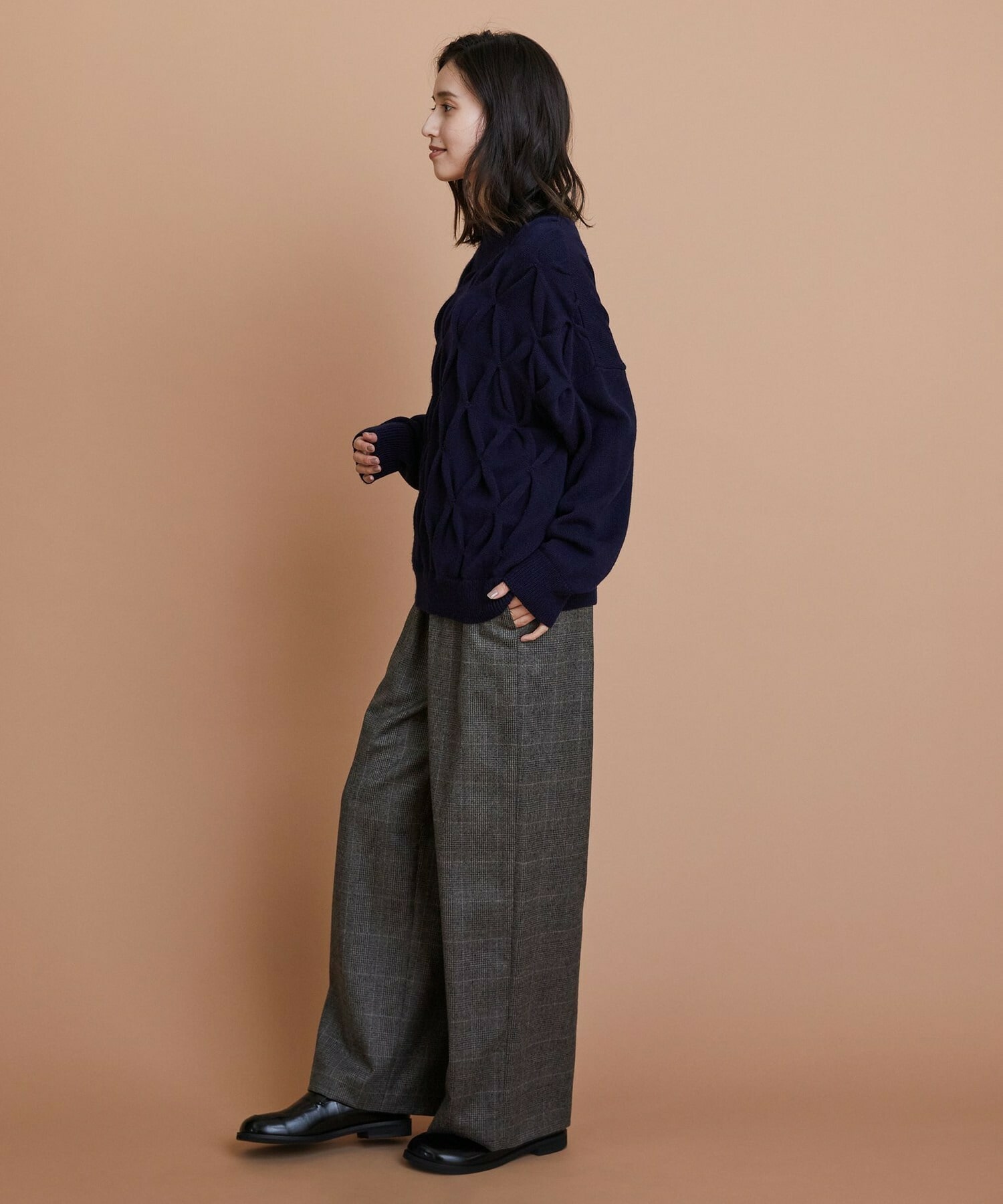 【L'EQUIPE】コバ出しローファー 詳細画像 ブラック系その他 24