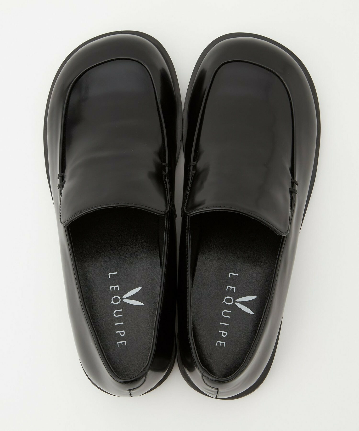 【L'EQUIPE】コバ出しローファー 詳細画像 ブラック系その他 26