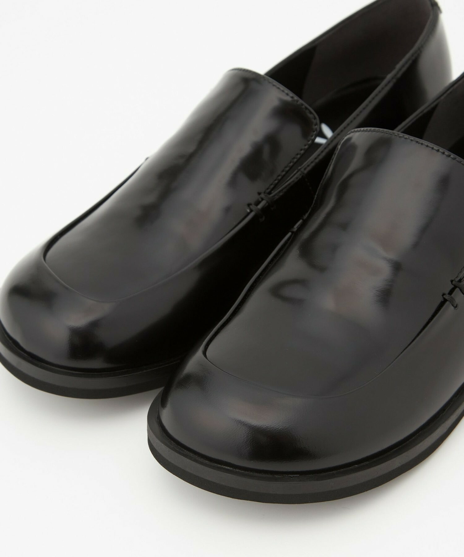 【L'EQUIPE】コバ出しローファー 詳細画像 ブラック系その他 27